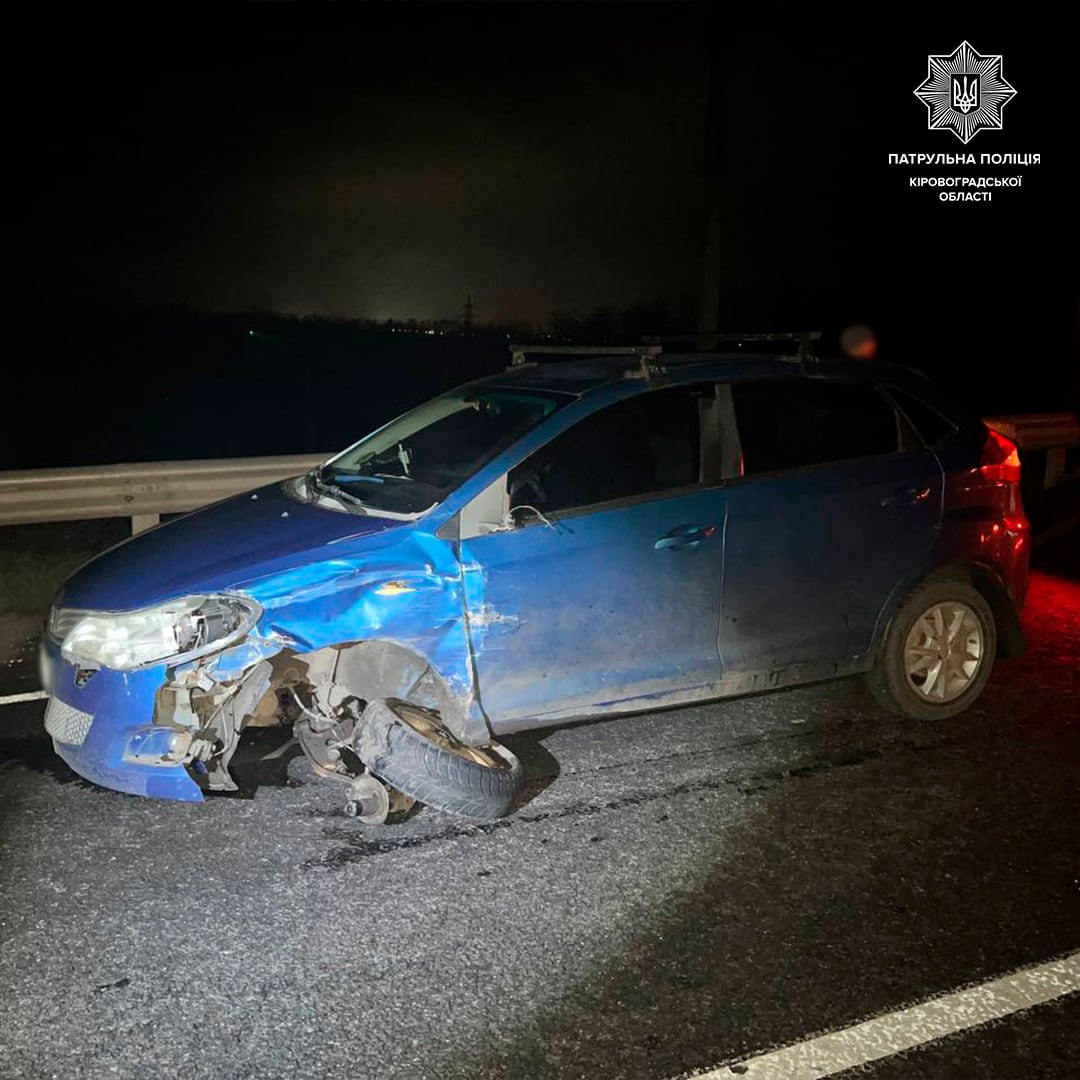 На Кіровоградщині водій Opel Astra став винуватцем ДТП