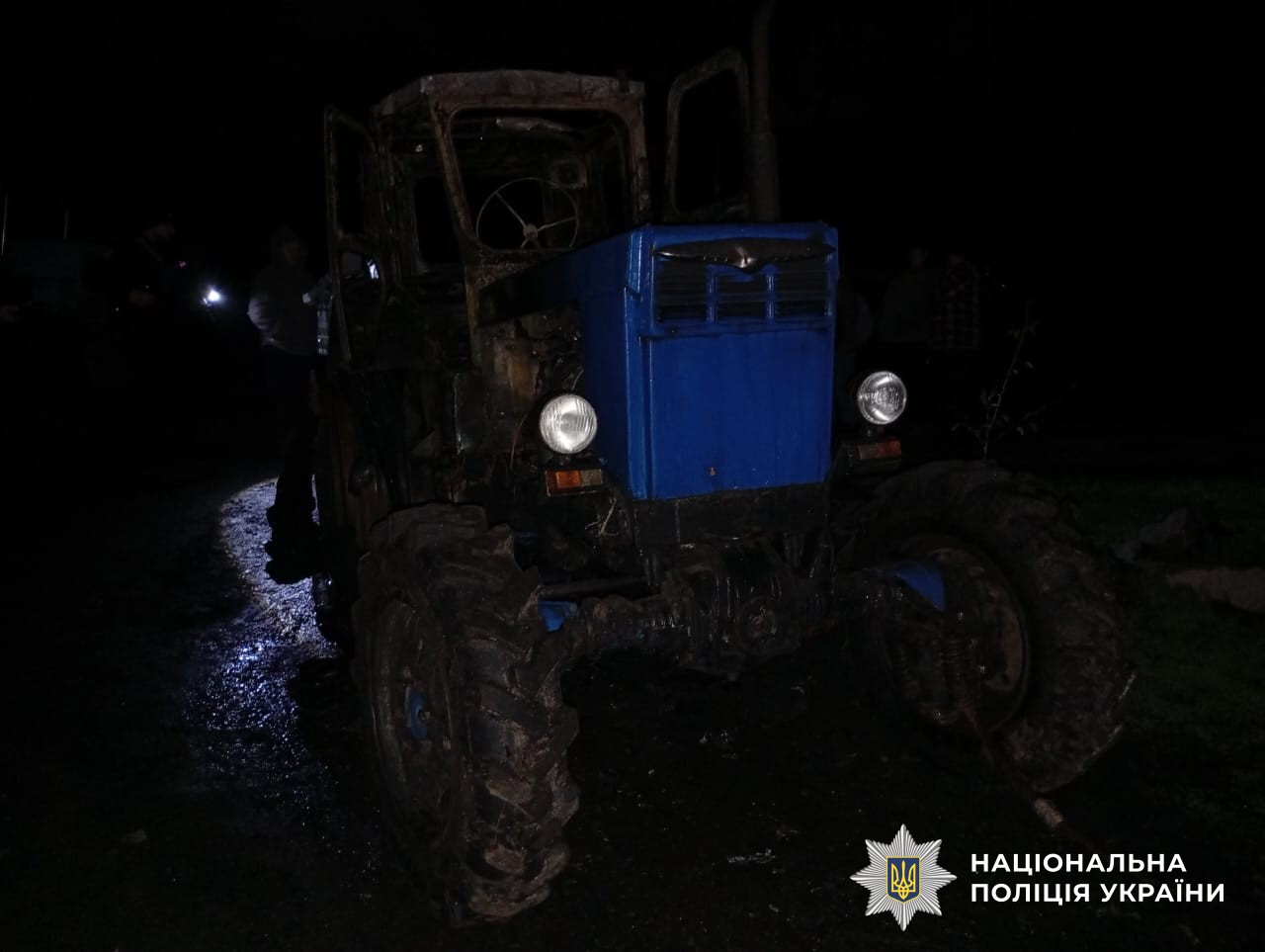 Житель Кіровоградщини підпалив  трактор родича, щоб вирішити конфлікт