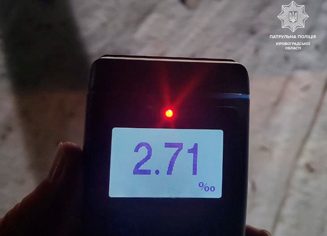 Чергового любителя водіння напідпитку зловили патрульні Кропивницького
