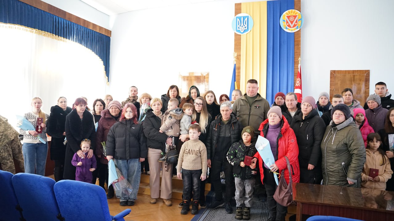 Родинам загиблих Героїв з Кропивницького району, передали державні нагороди