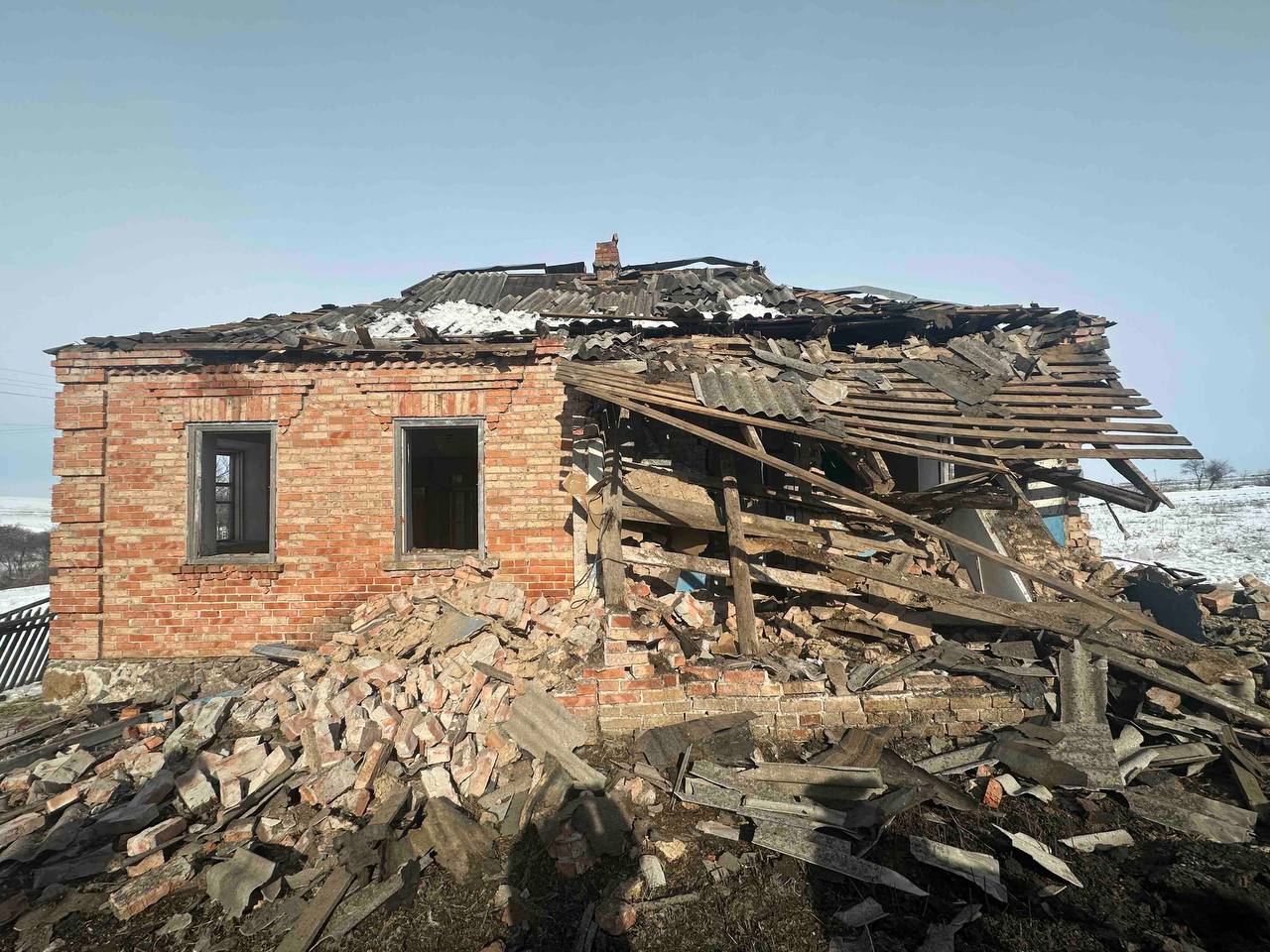 Ворожий безпiлотник зруйнував будинок на Кiровоградщині