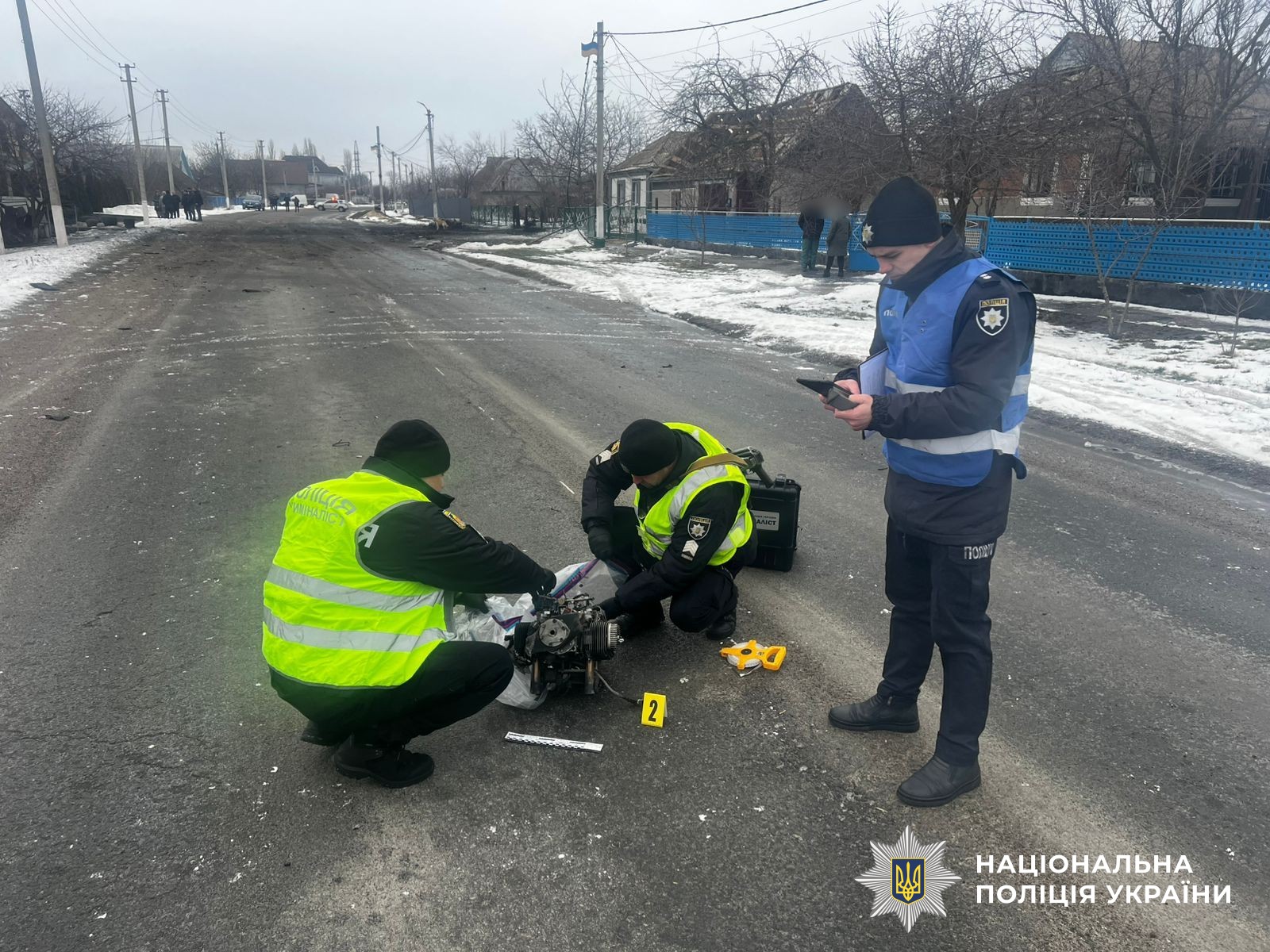 Cлідчі документують наслідки ворожої атаки на Кіровоградщині