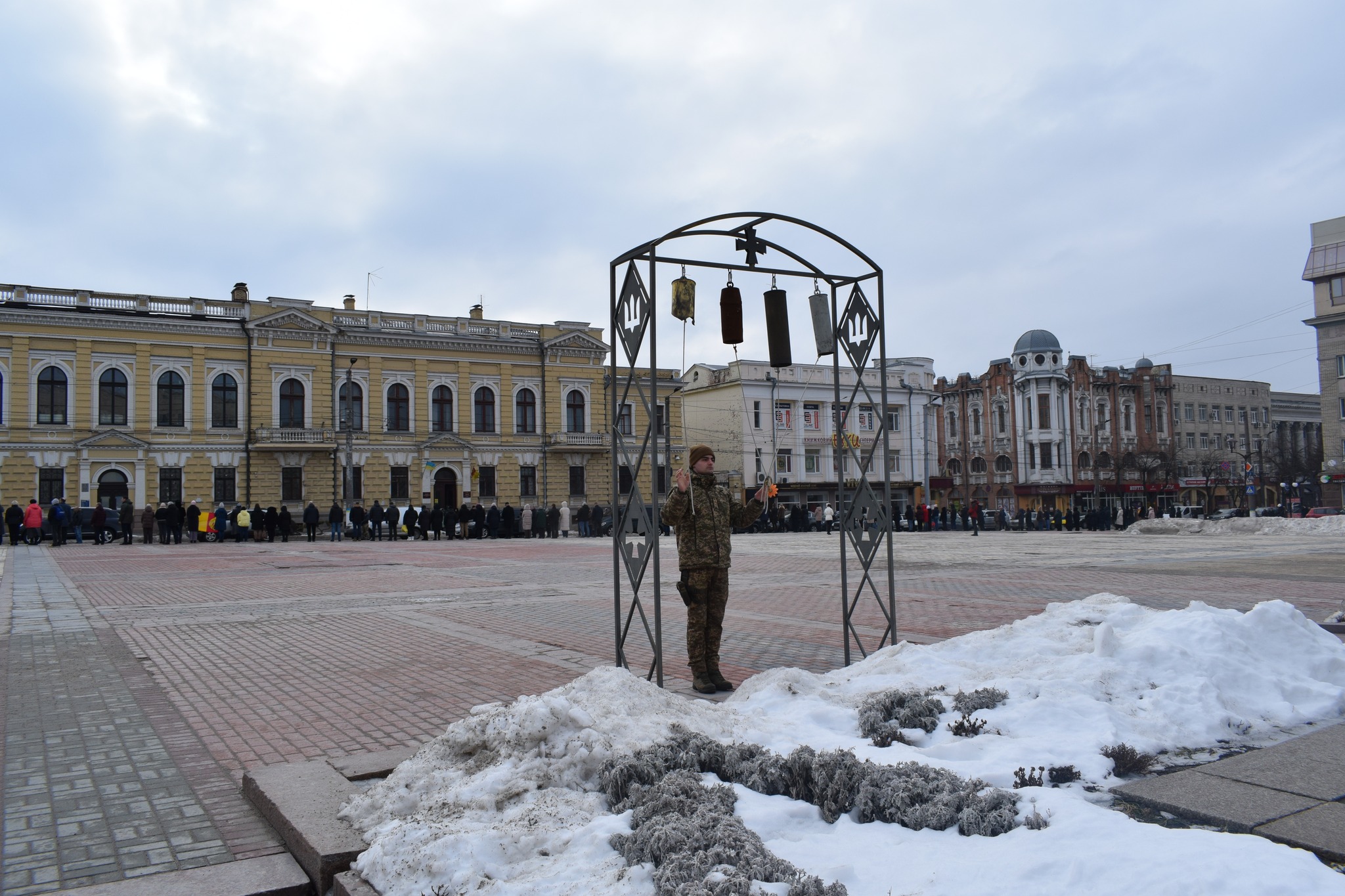 У центрі Кропивницького прощалися із Героями-захисниками