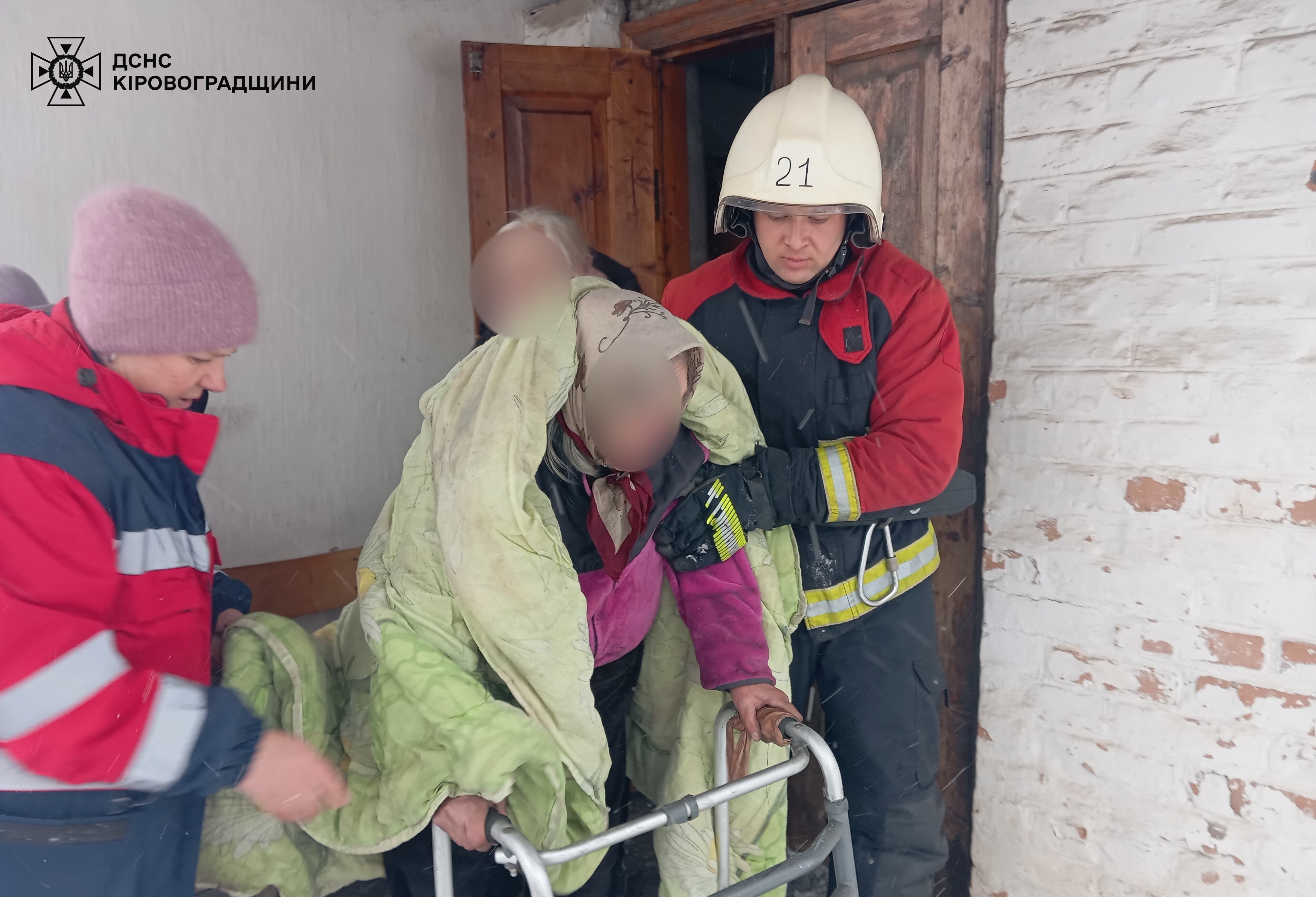 Пiд час пожежi на Кiровоградщинi постраждала жiнка