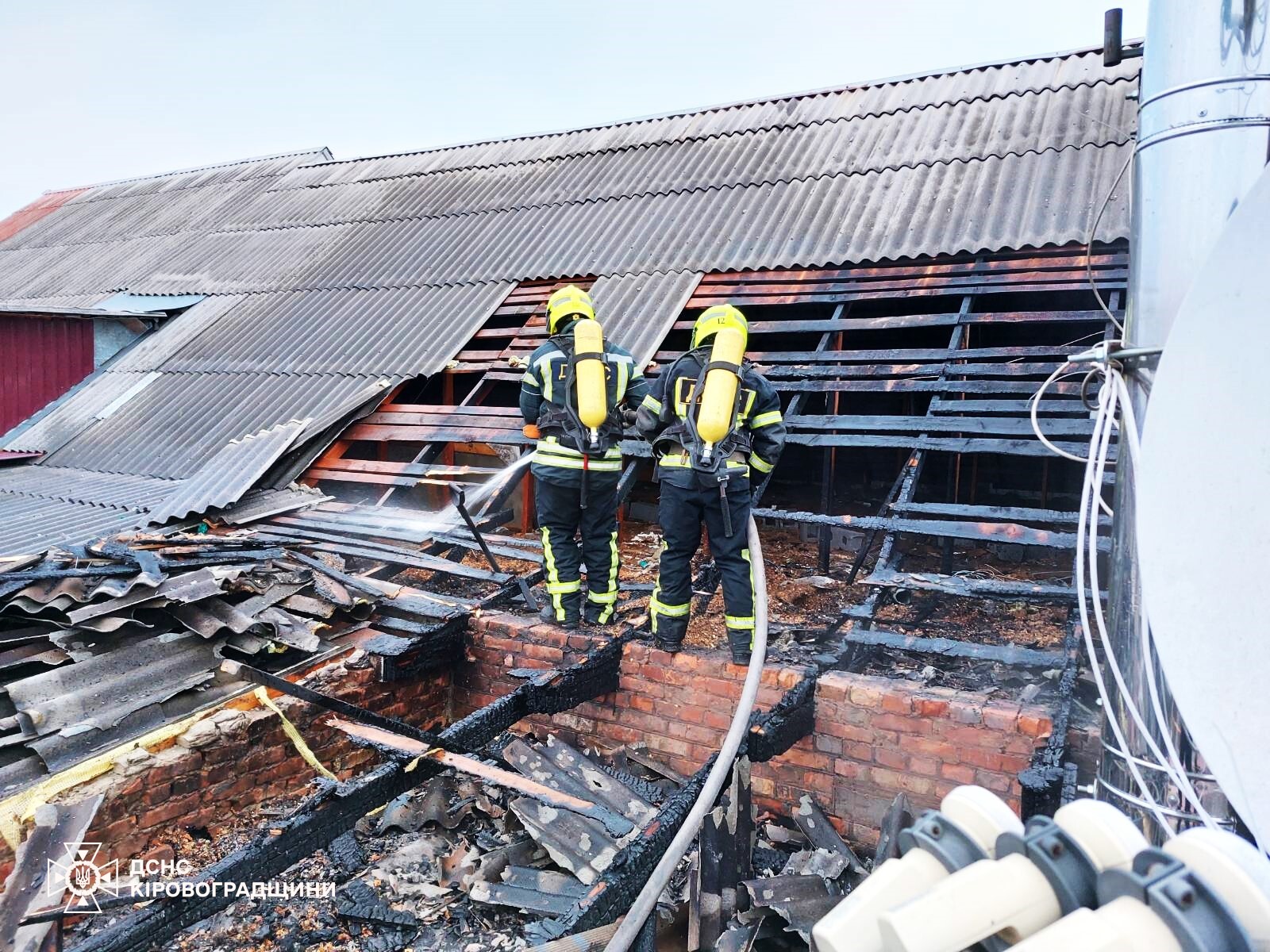 Приватнi будинки горiли на Кiровоградщинi