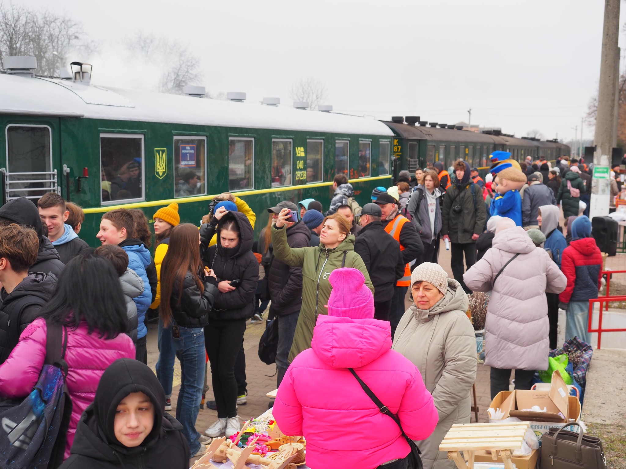Три сотнi мандрiвникiв зустрiла вузькоколiйка Кiровоградщин