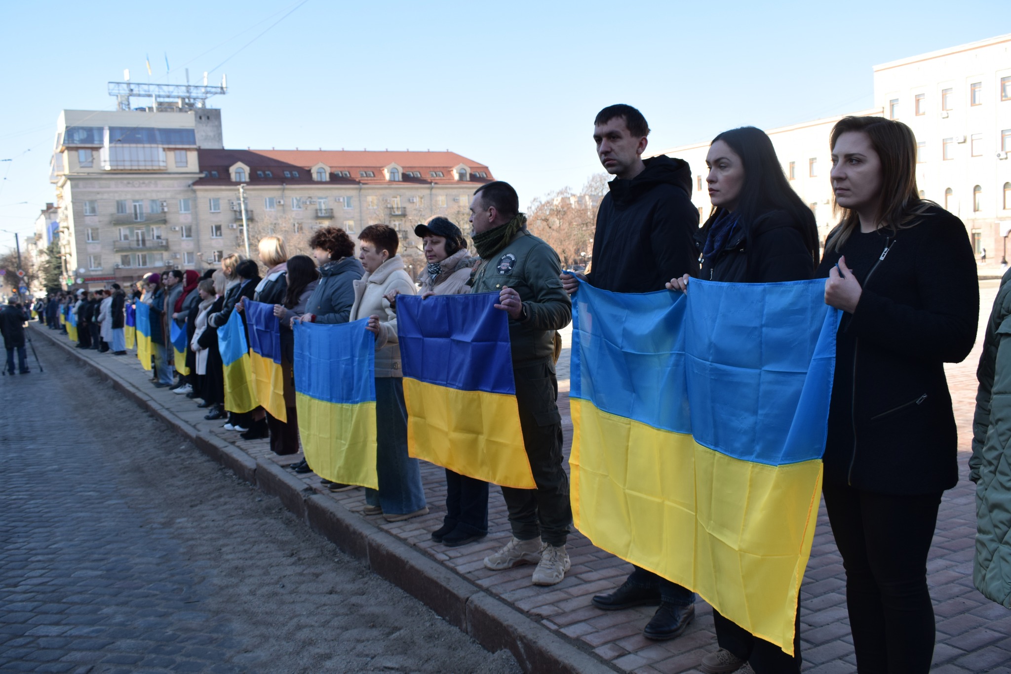 У центрі Кропивницького попрощалися з полеглими захисниками України
