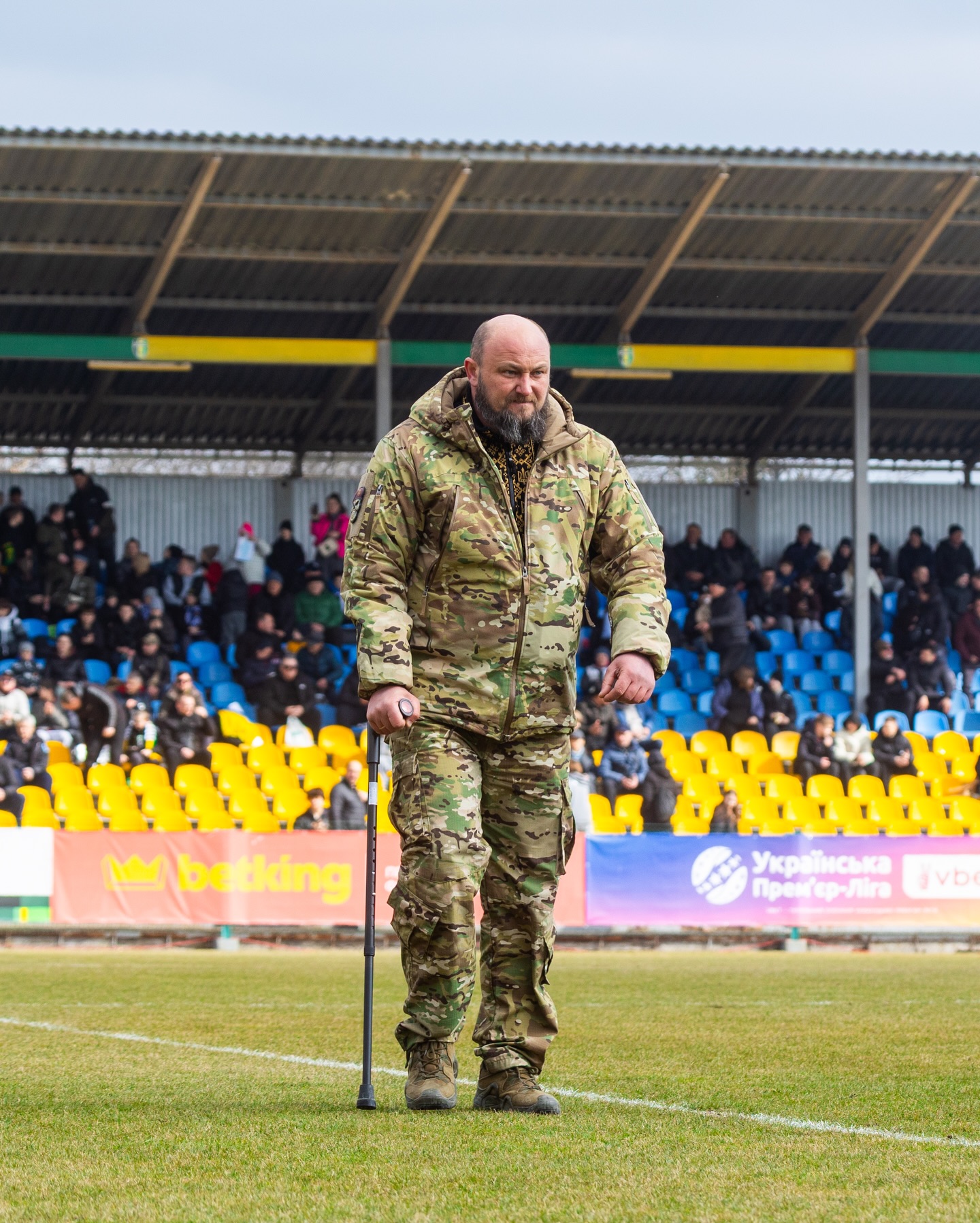 Перший удар по м’ячу у матчi проти Динамо, виконав воїн з Кiровоградщини