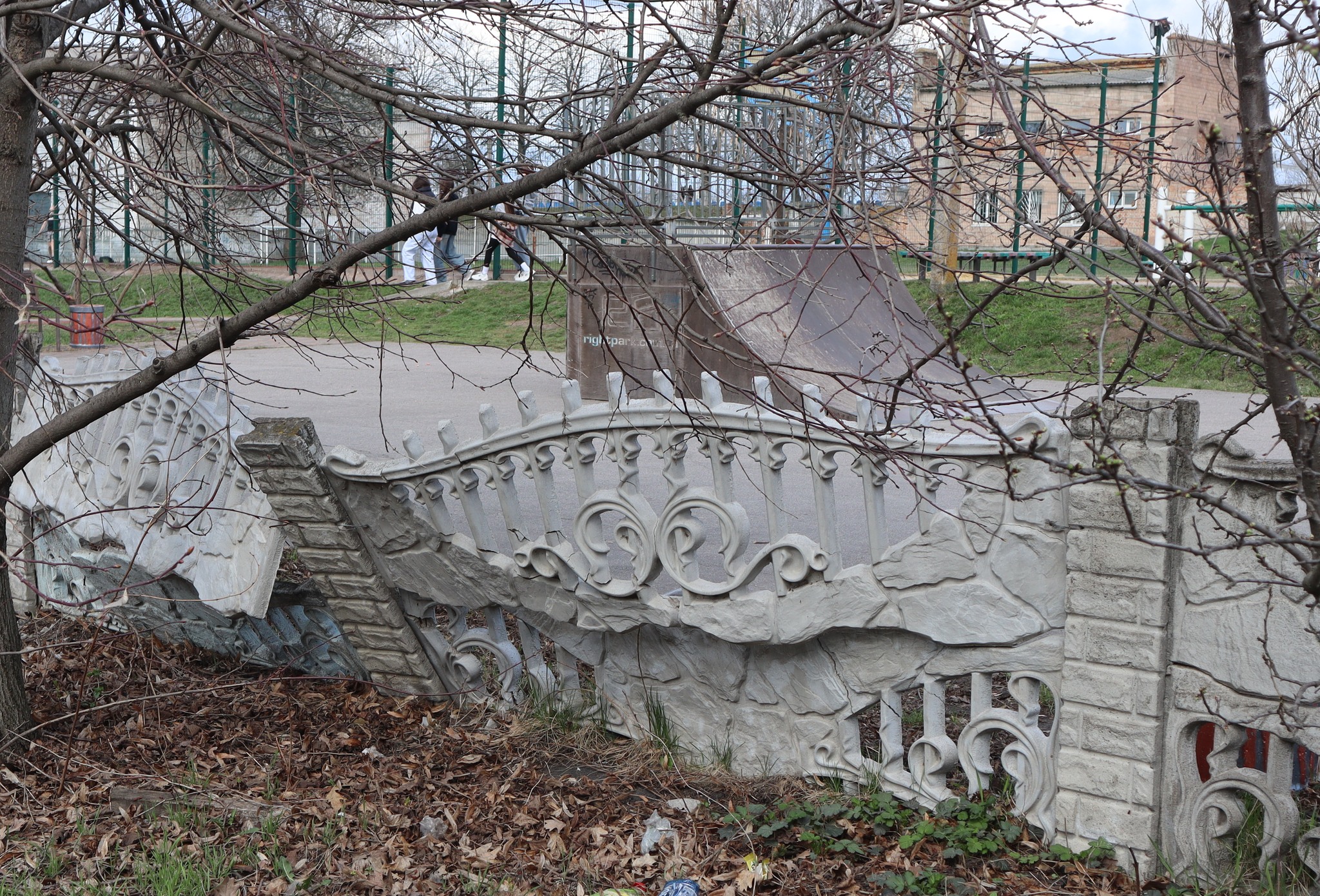 У центрi мiста на Кiровоградщинi, пошкодили скейт-парк