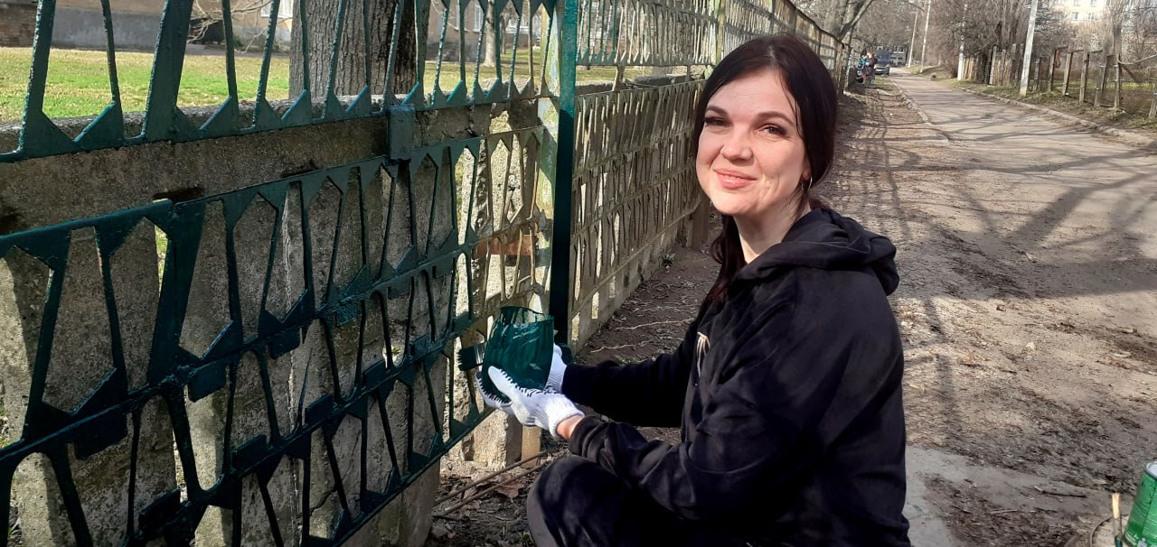 Вчителі кропивницького ліцею провели весняну толоку