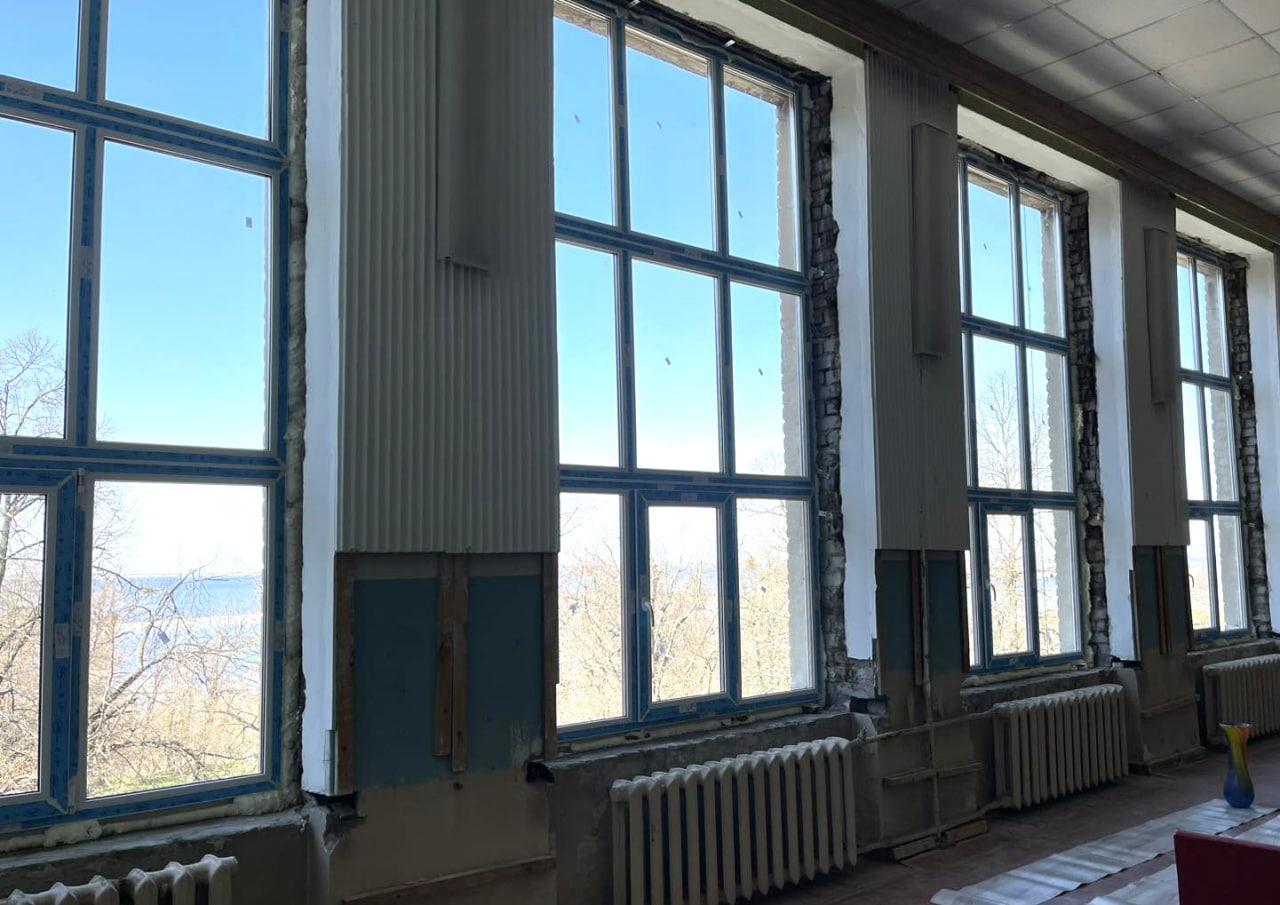 У Світловодській громаді відновлюють заклад освіти, пошкодженні після ворожої атаки