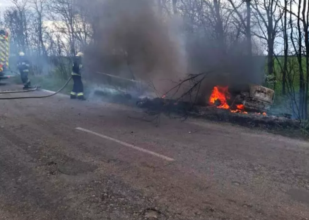 У Кропивницькому районi горiла автiвка: знайшли тiло людини