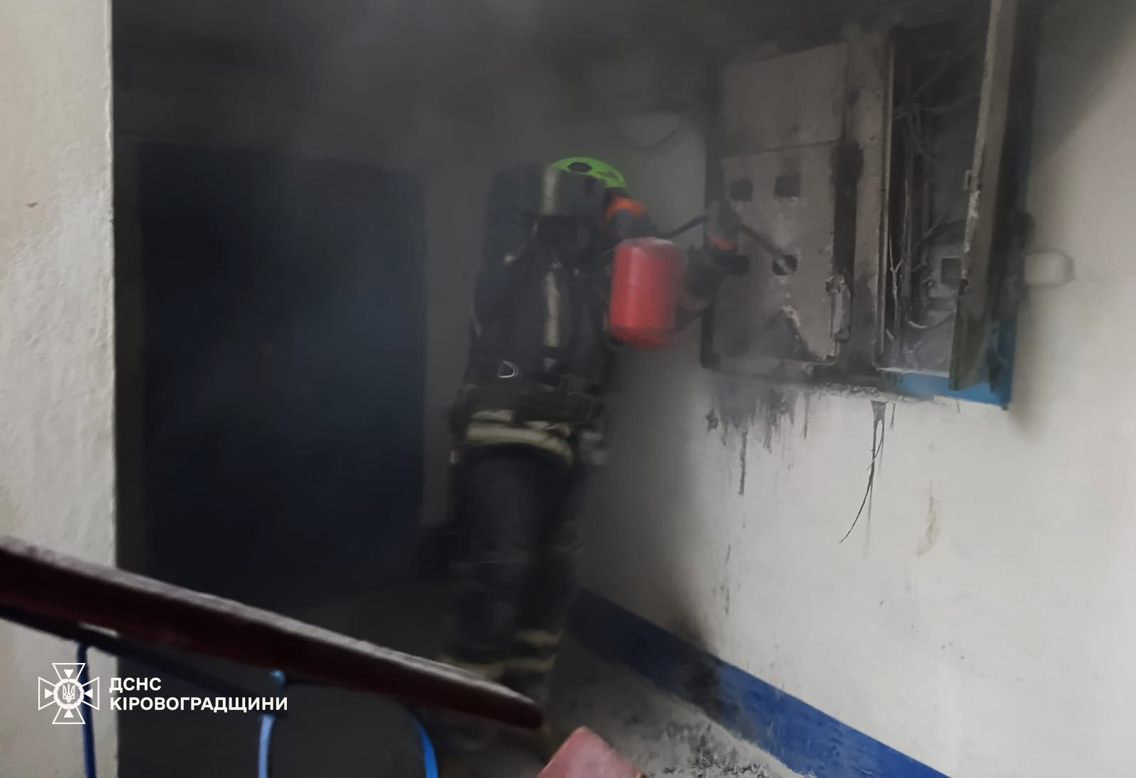 Пiд час лiквiдацiї пожежi на Кiровоградщинi, врятували жiнок та дитину