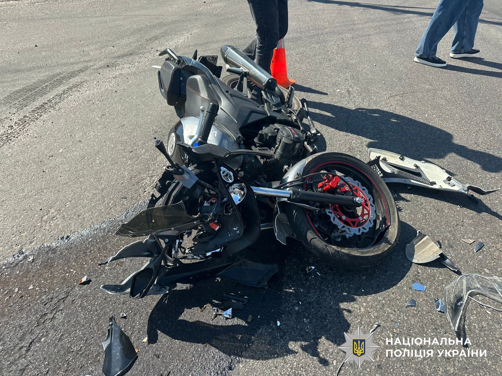 У ДТП на Кіровоградщині травмувався мотоцикліст