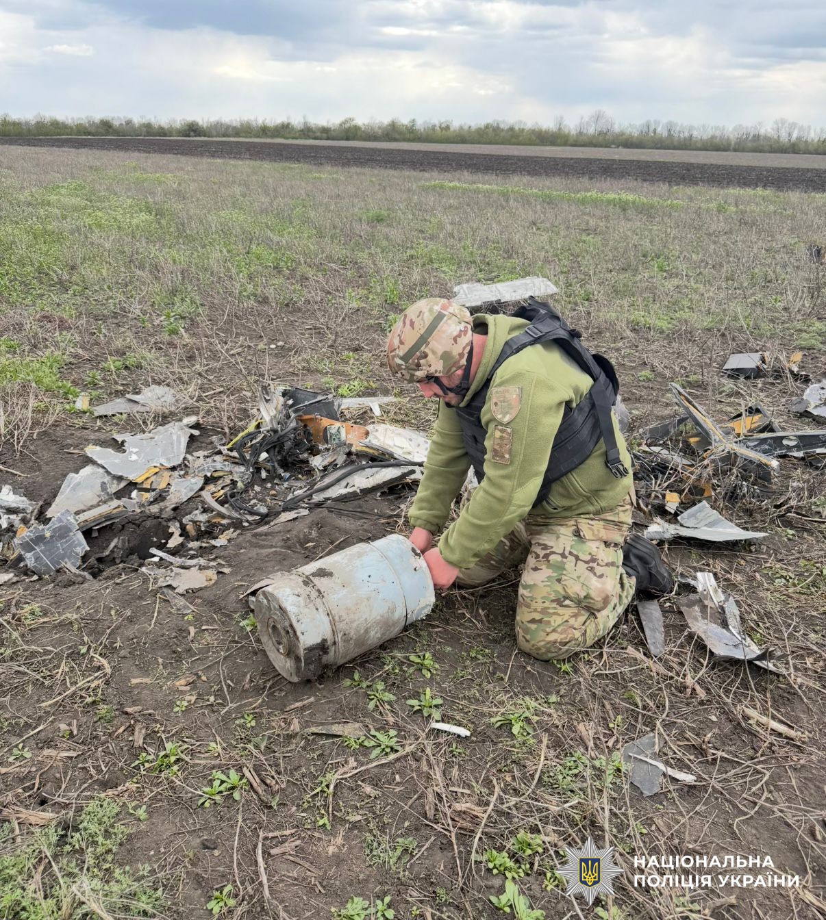 На Кіровоградщині знищили бойову частину ворожого дрона