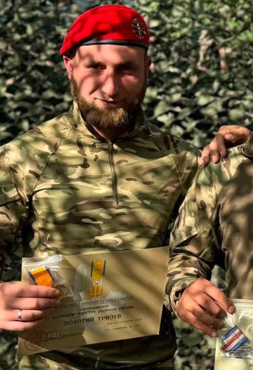 Військового з Кіровоградщини нагородили відзнакою “Золотий Тризуб”