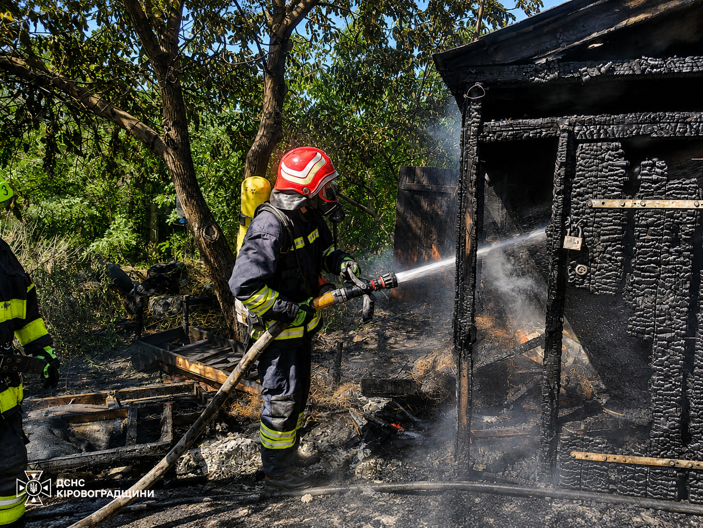 На Кіровоградщині вигоріло півтонни сіна