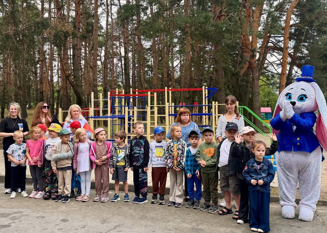 В громаді на Кіровоградщині встановили новий дитячий та спортивний майданчик