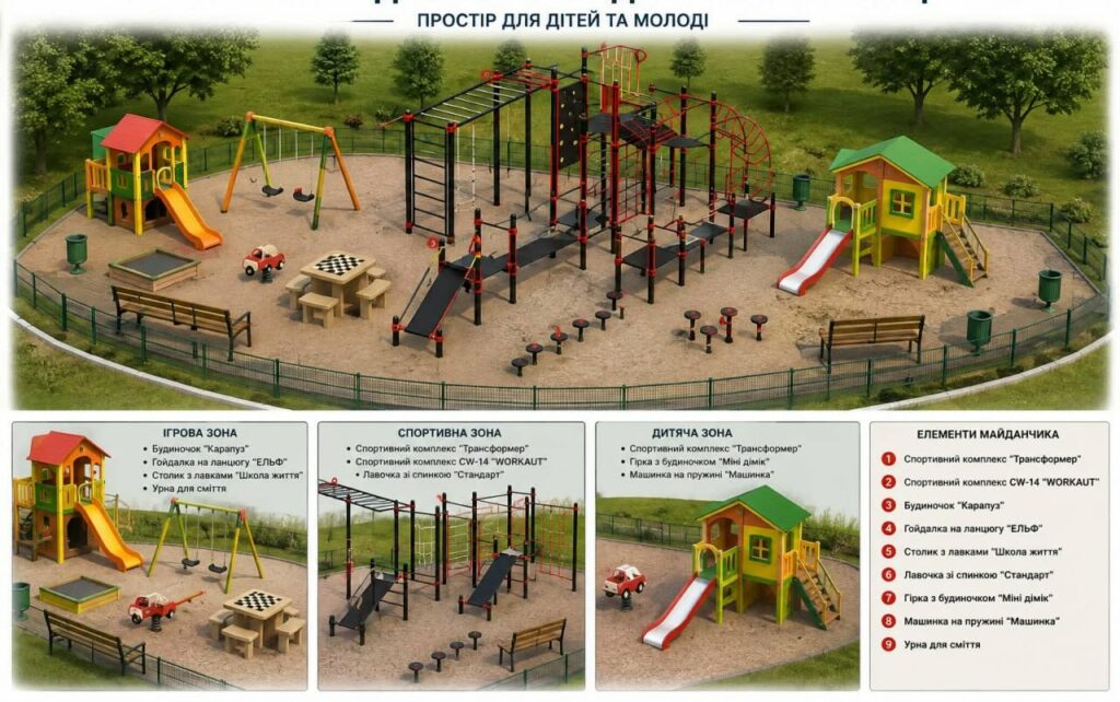 У селищі на Кіровоградщині з’явиться сучасний простір для дітей та молоді
