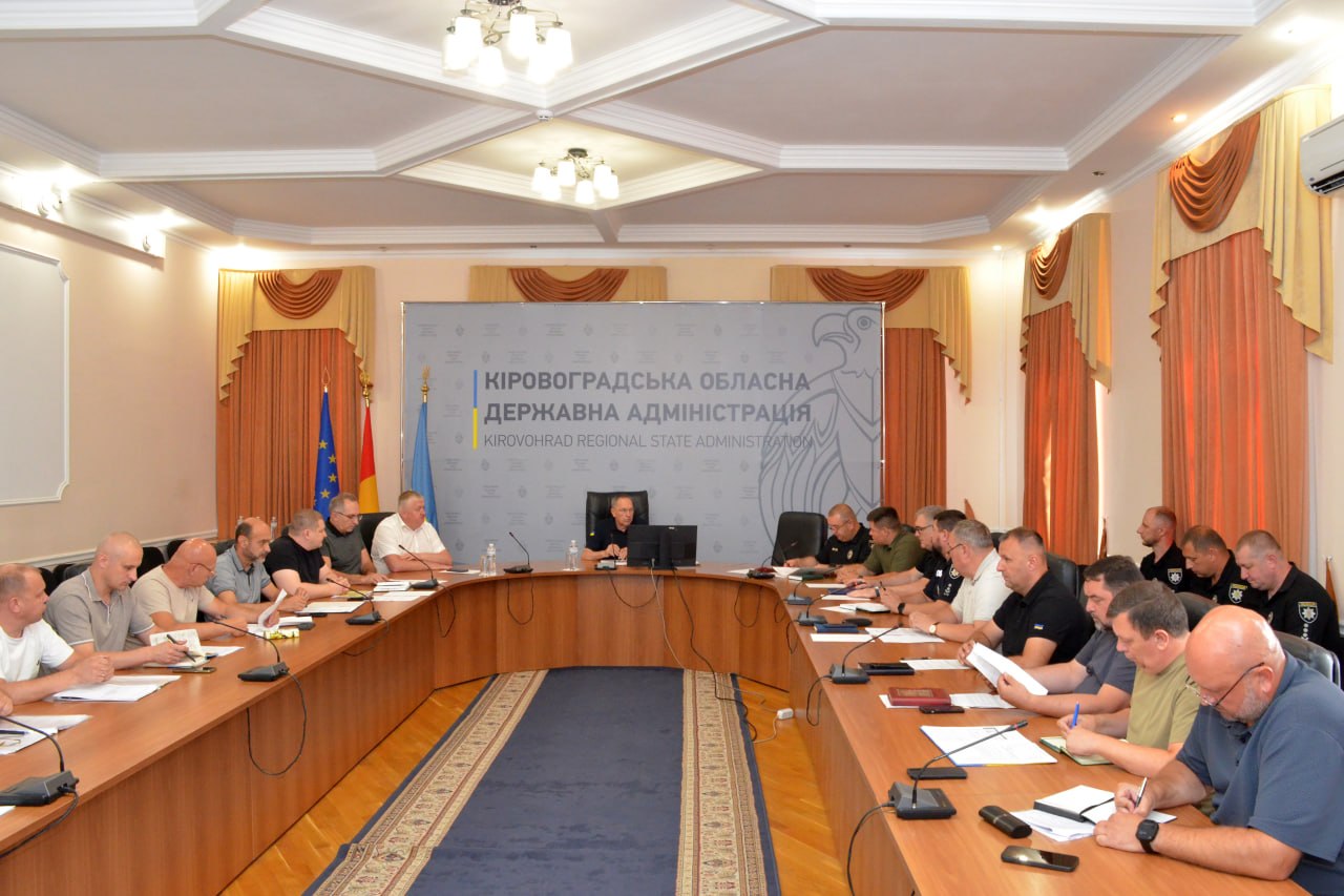 На Кіровоградщині провели засідання Ради оборони регіону